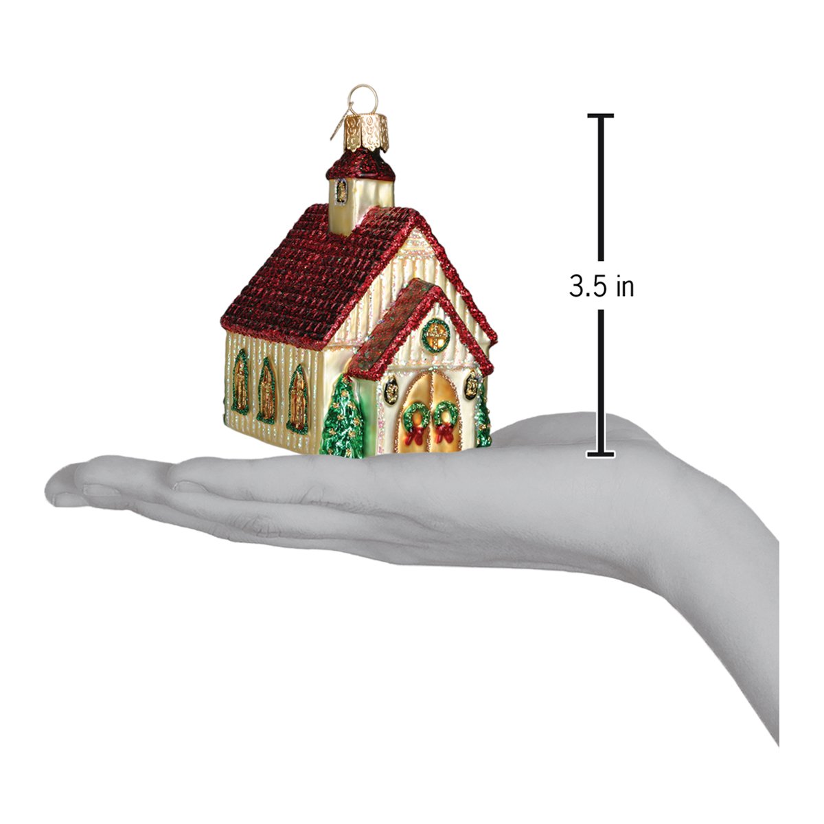 Christmas Chapel Ornament-3