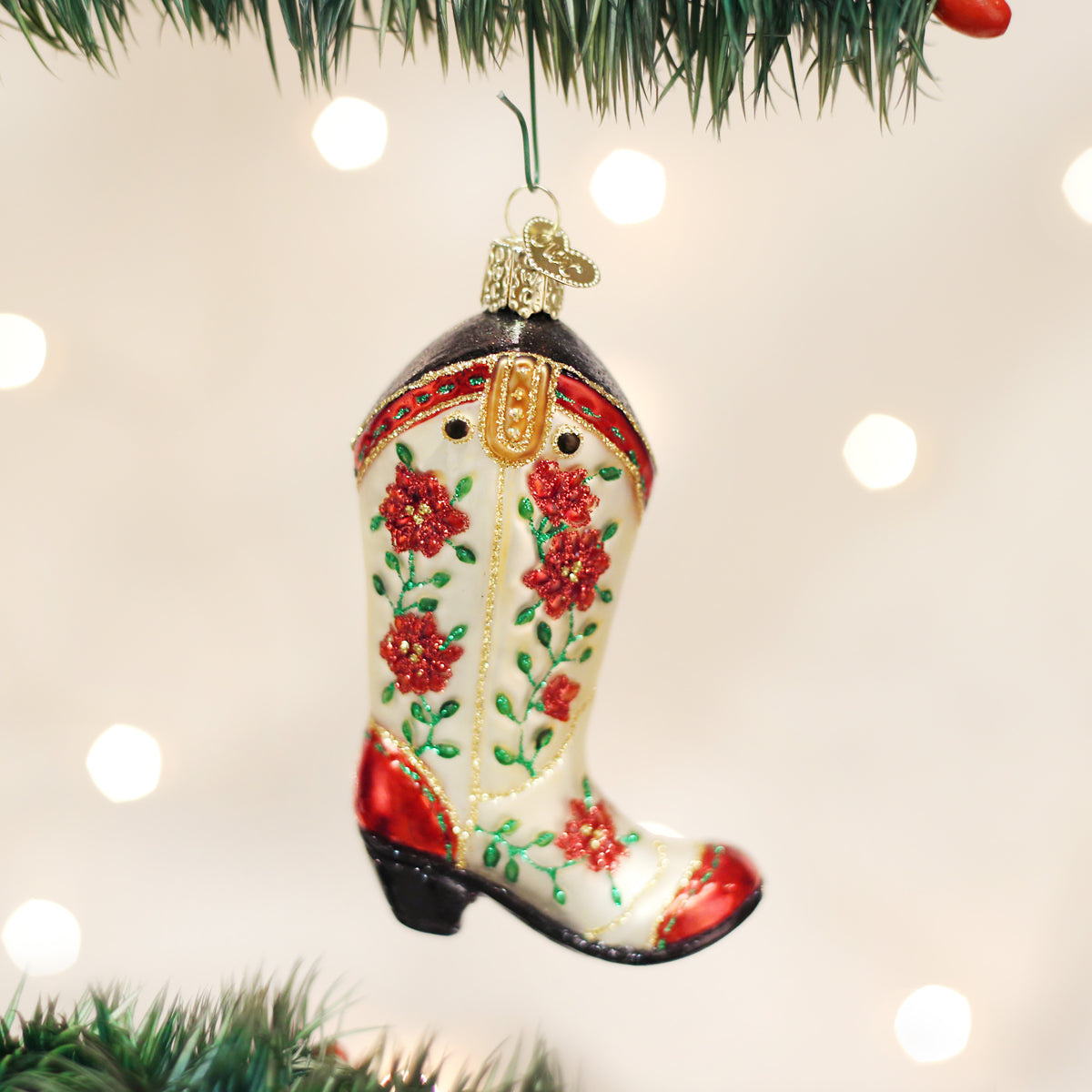 Christmas Cowgirl Boot-0