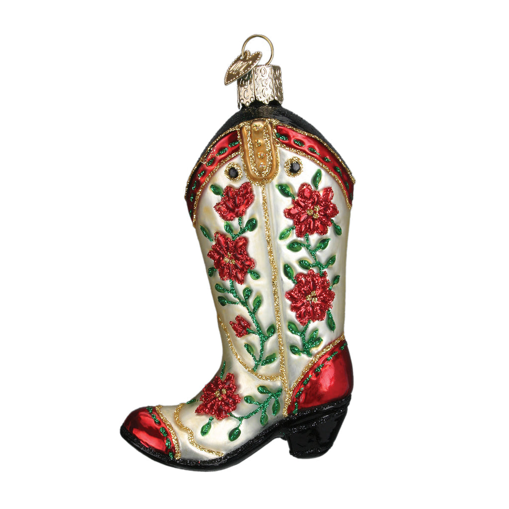 Christmas Cowgirl Boot-2