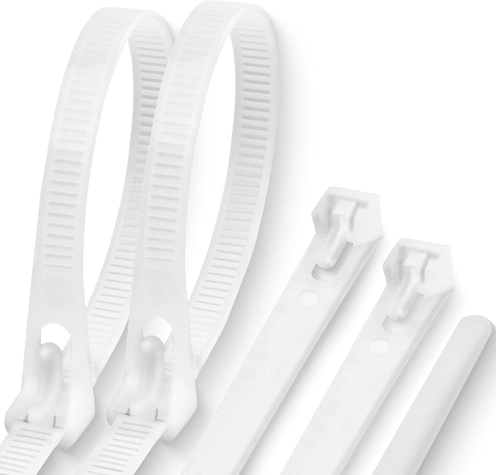 100 Reusable Cable Ties Heavy Duty 250mm X 4.8mm ~6368-4