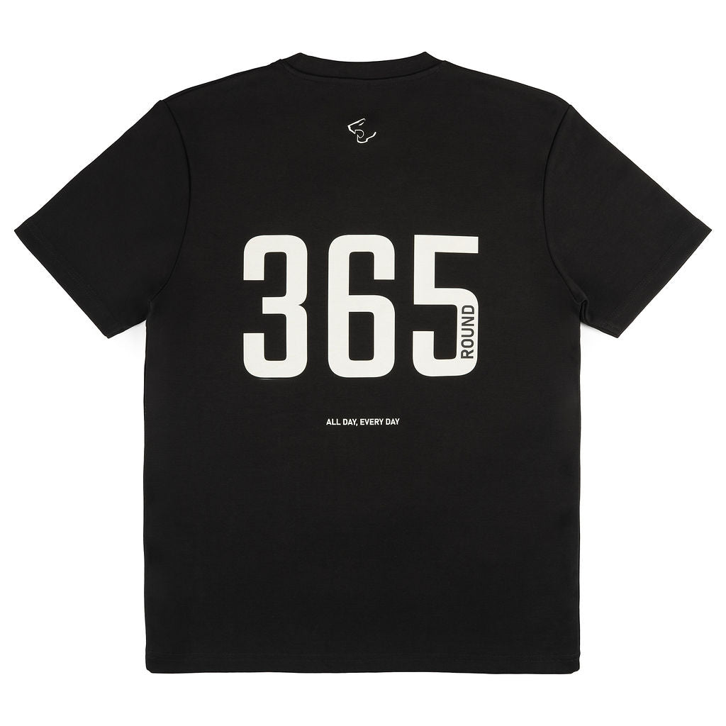 365 Classic Fit T-Shirt - Black-3