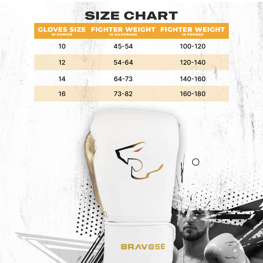 Elite Pro 2.0 Velcro Boxing Gloves - White Gold-4