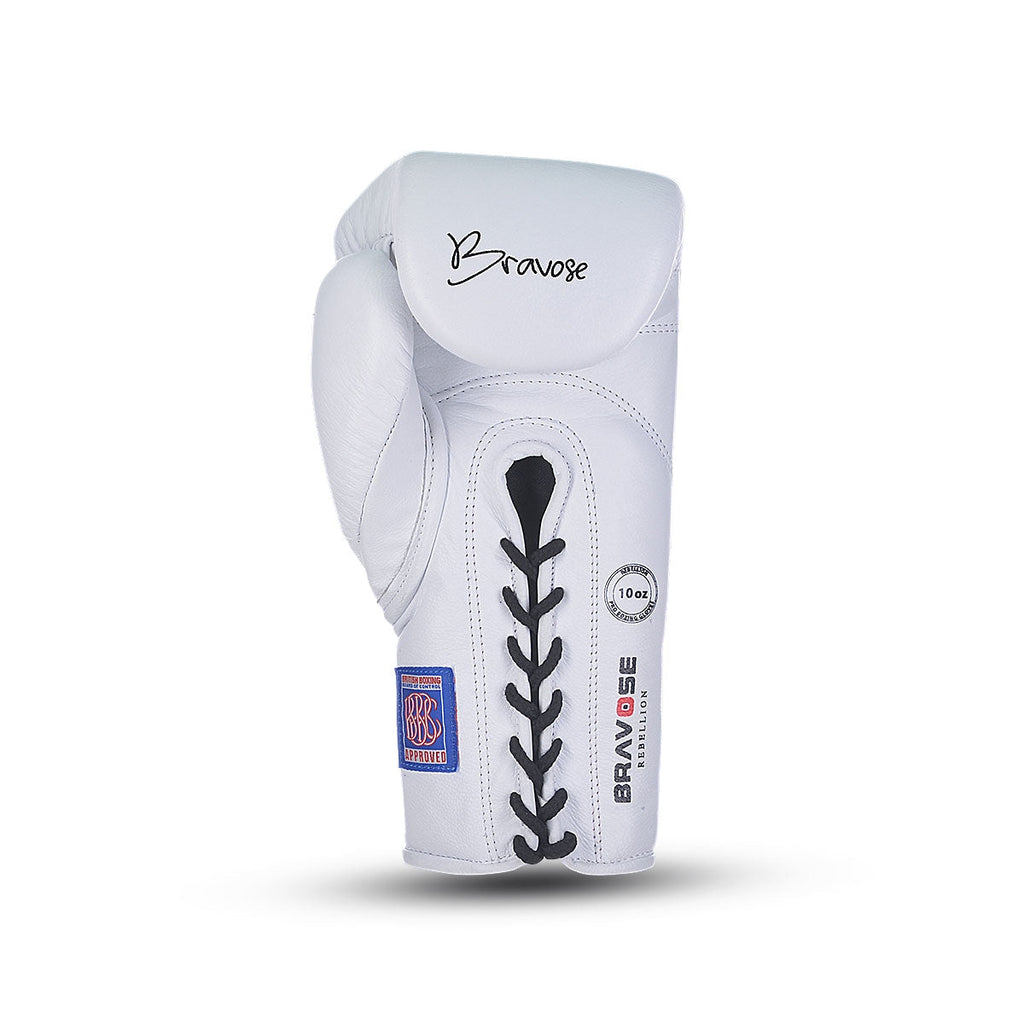Rebellion Professional Fight Gloves White-1